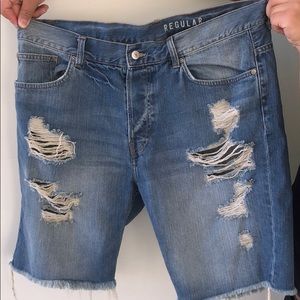 H&M men jean shorts